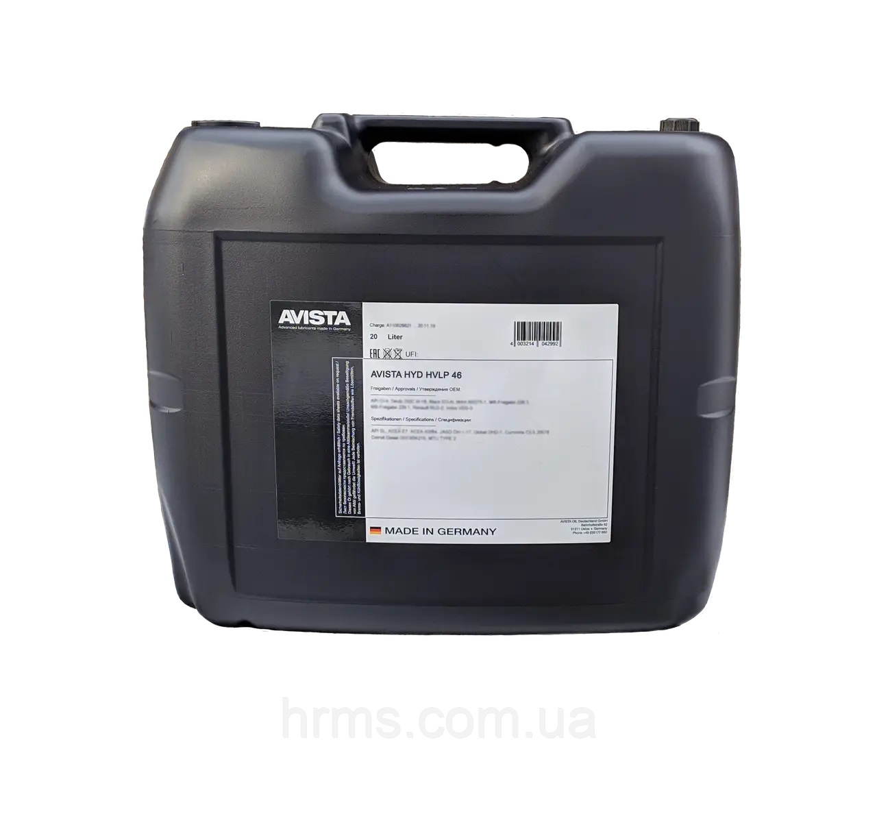 Олива гідравлічна AVISTA HYD HLP 46